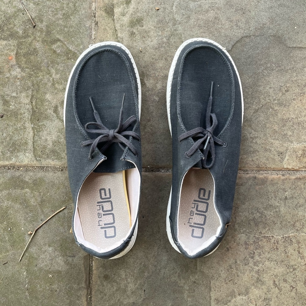 Dark Grey Hey Dudes
